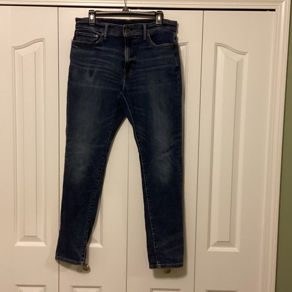 Lucky Brand 411 Athletic Taper Men's Blue Slim Jeans